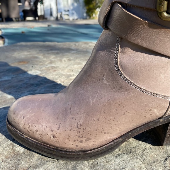 AGL Women Tall Leather Boots SZ EU 38/US 7.5 - Picture 2 of 5